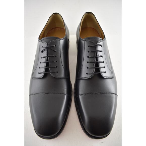 Christian Louboutin Cortomale Flat Black Leather Dress Oxford Derby Loafer 44 11 main image 6